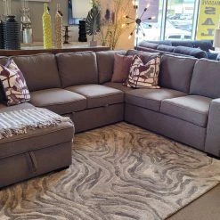 Primo Perfect Promotions! Oversized Sectional With Built-in Sleeper